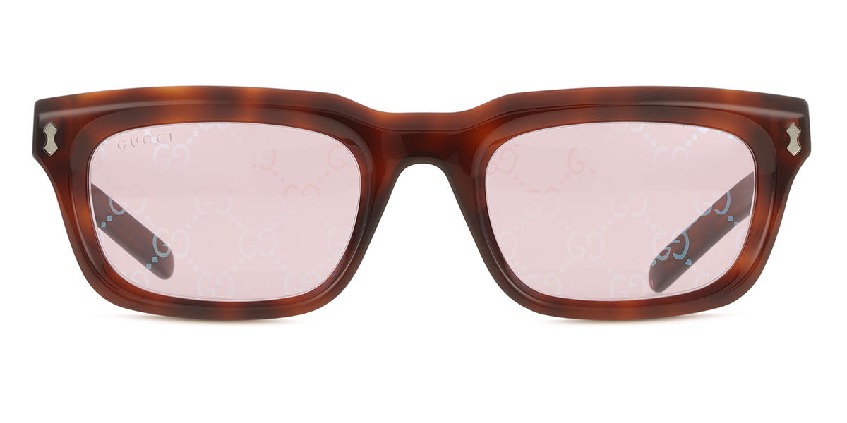 Gucci GG1524S 005, Tortoiseshell frame, Violet lenses