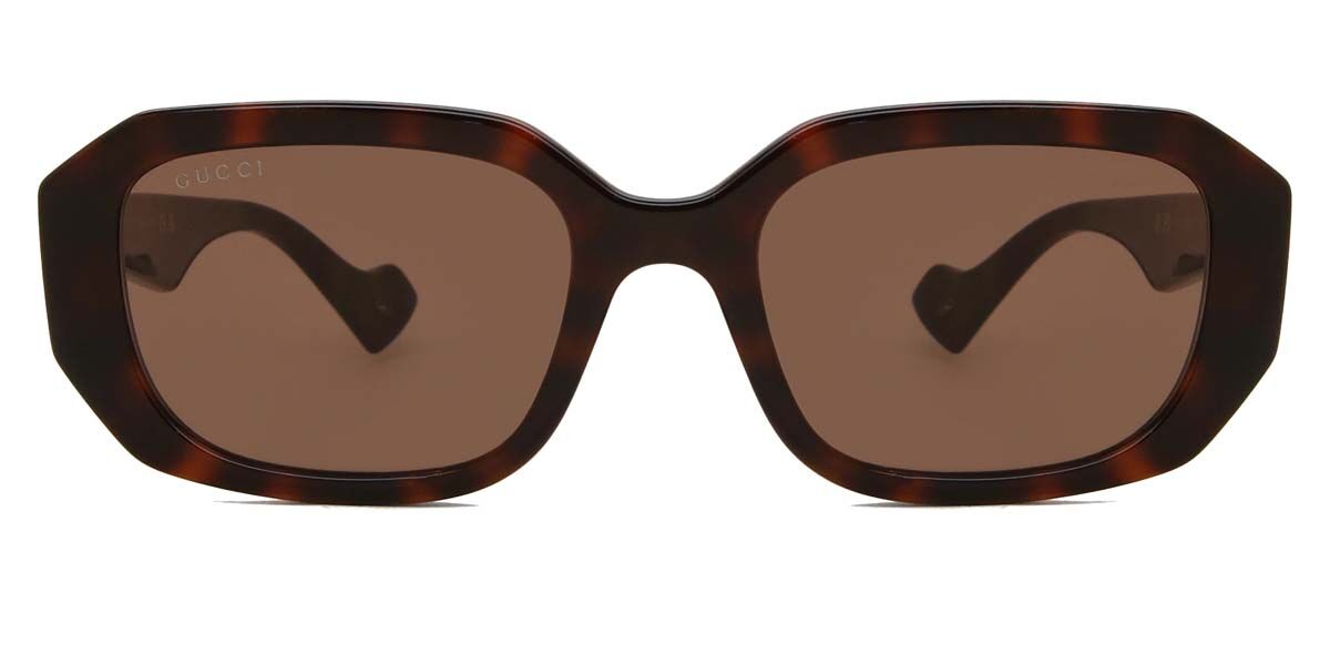 Gucci GG1535S 002, Tortoiseshell frame, Brown lenses