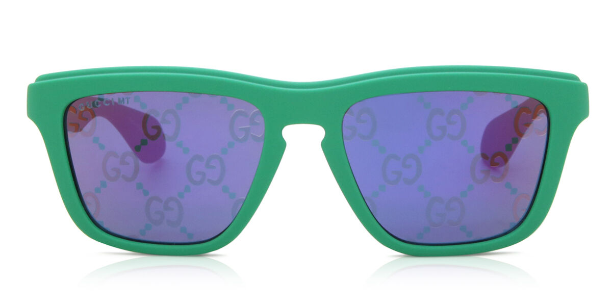 Gucci GG1571S 004, Green frame, Blue lenses