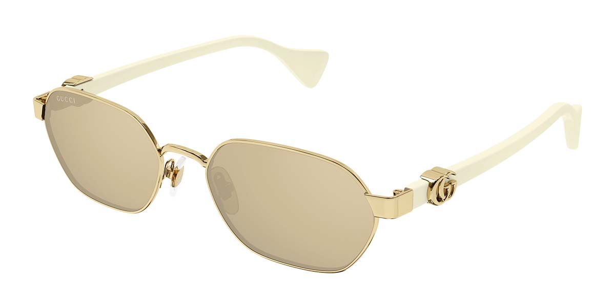 Gucci GG1593S 002, Gold frame, Pink lenses