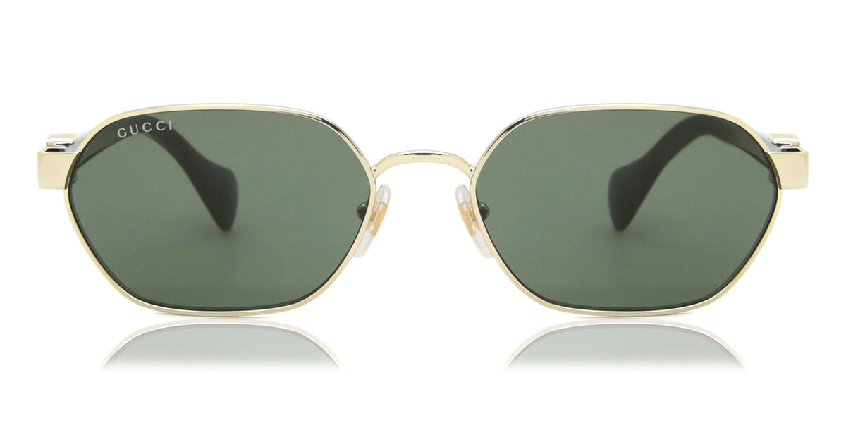Gucci GG1593S 001, Gold frame, Grey lenses
