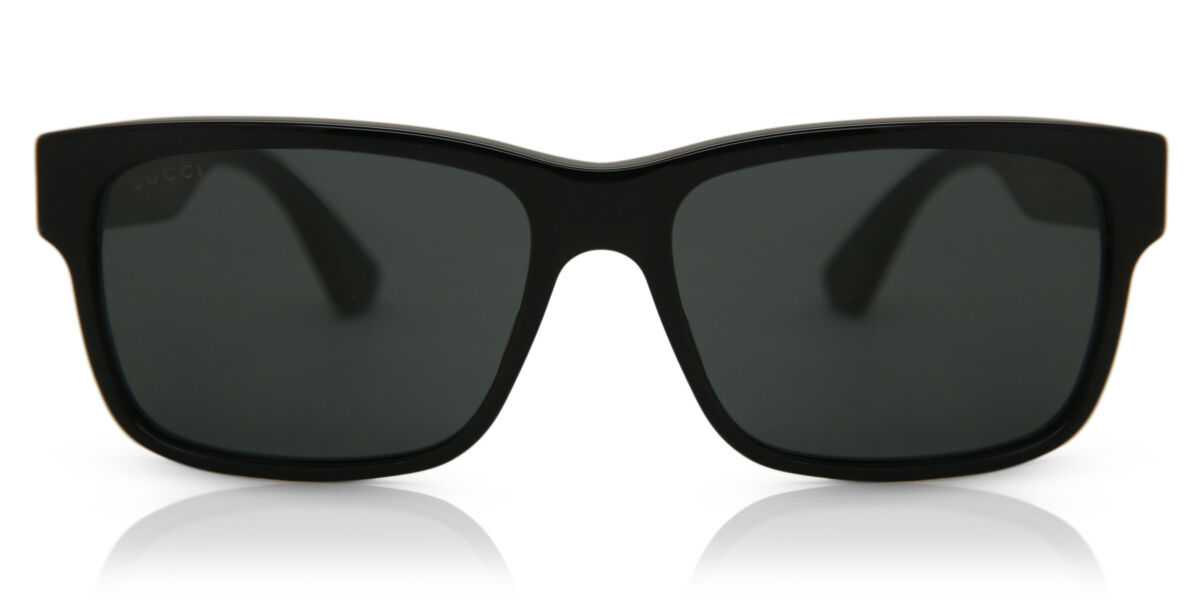 Gucci GG0340S 006, Black frame, Grey lenses
