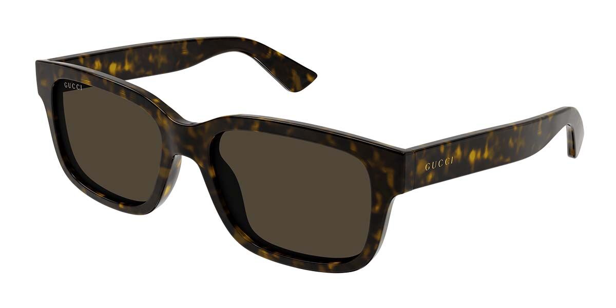 Gucci GG1583S 002, Tortoiseshell frame, Brown lenses