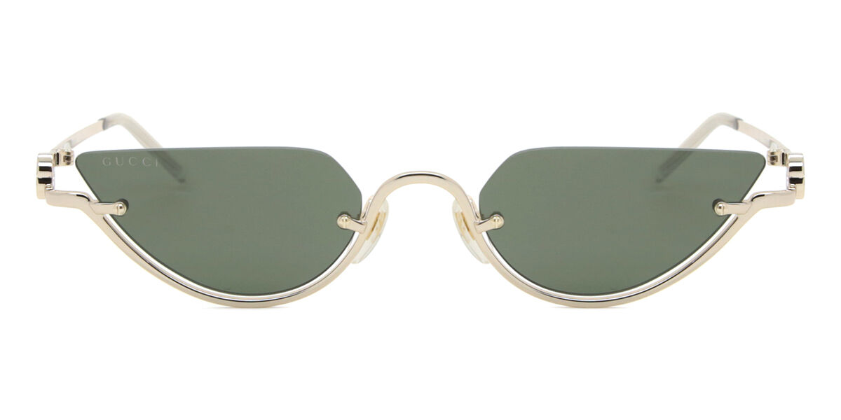 Gucci GG1603S 001, Gold frame, Grey lenses