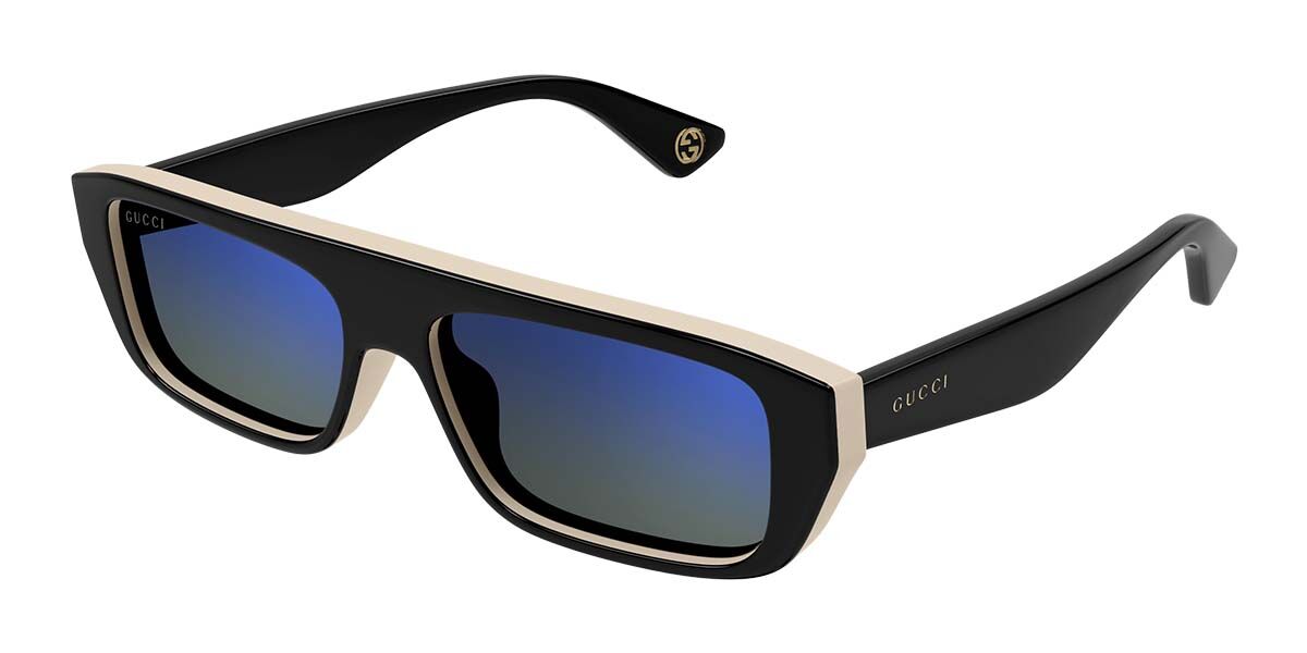 Gucci GG1617S 003, Black frame, Blue lenses