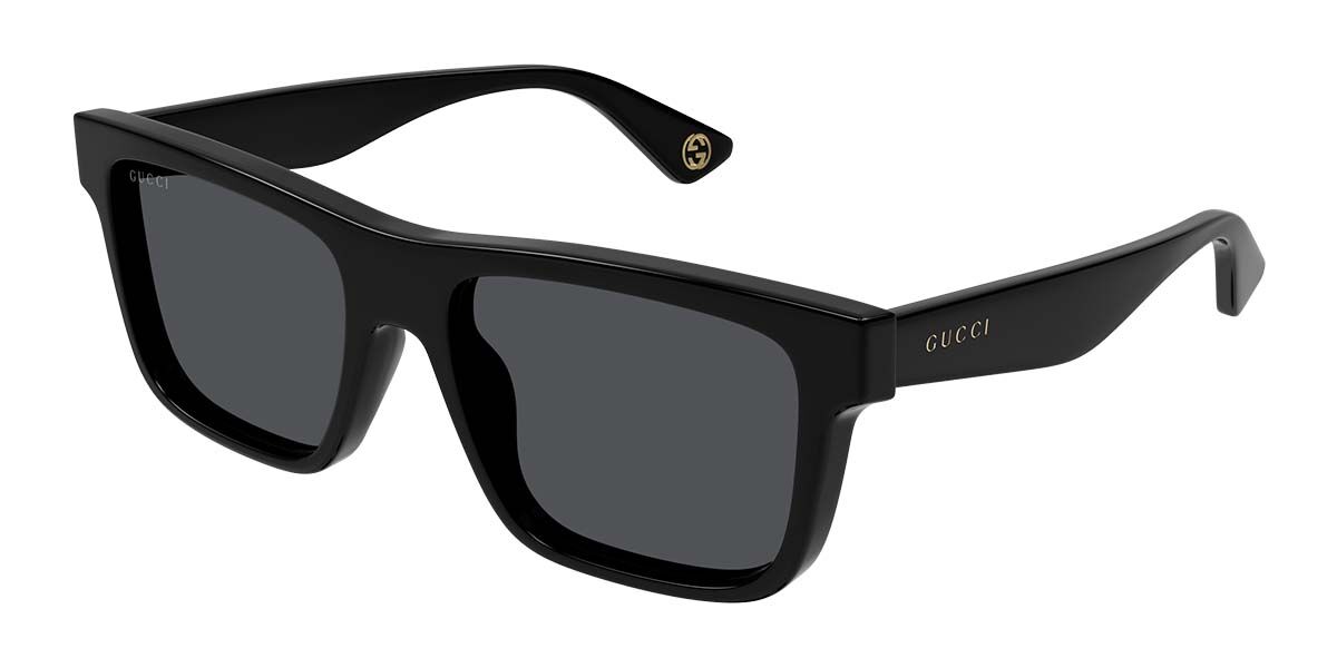 Gucci GG1618S 001, Black frame, Grey lenses