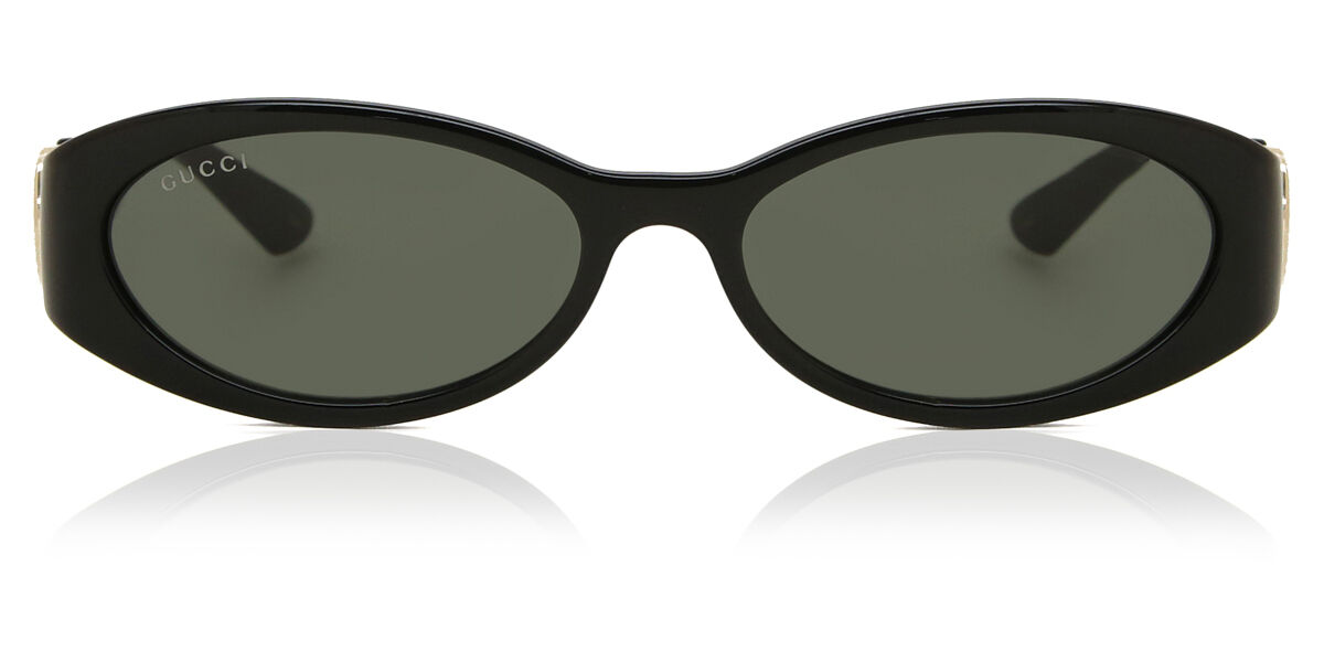 Gucci GG1660S 001, Black frame, Grey lenses