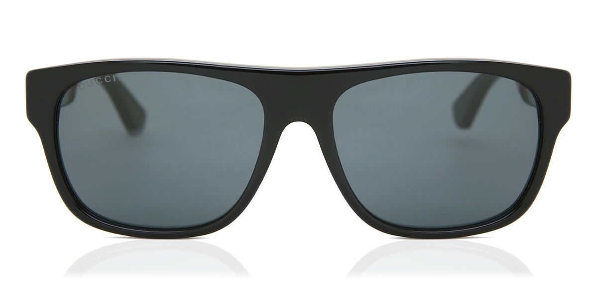 Gucci GG0341S 001, Black frame, Grey lenses