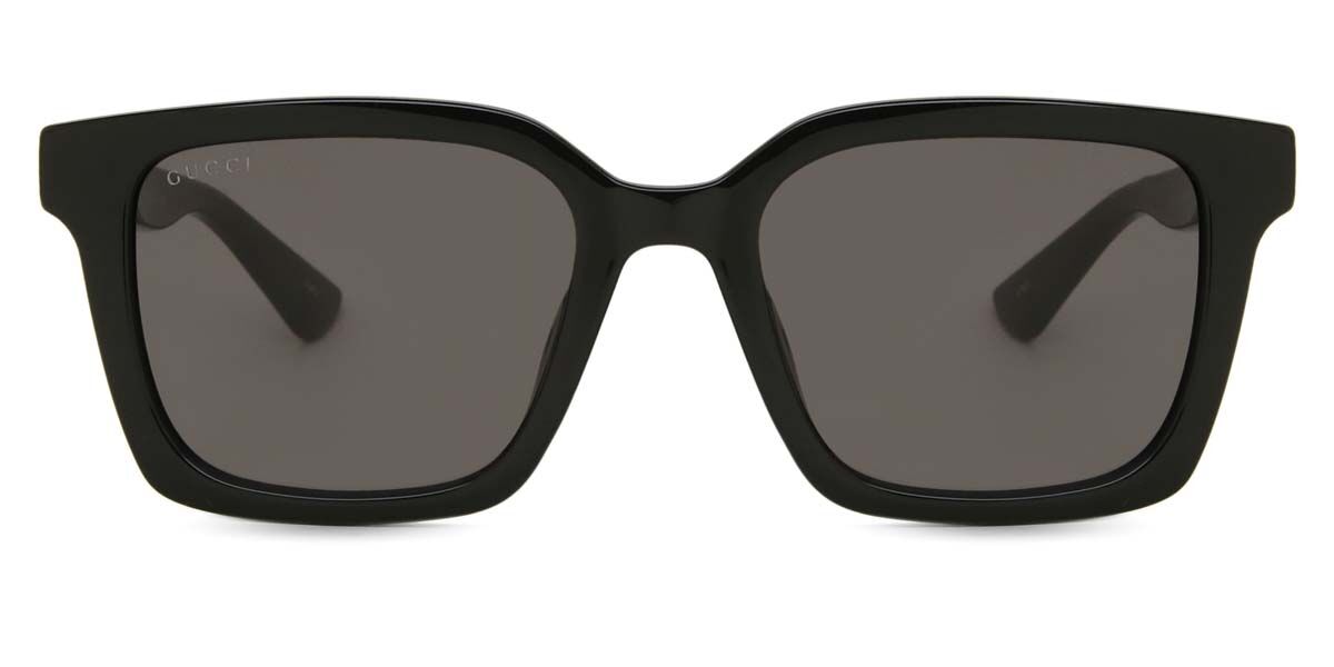 Gucci GG1582SK Asian Fit 001, Black frame, Grey lenses