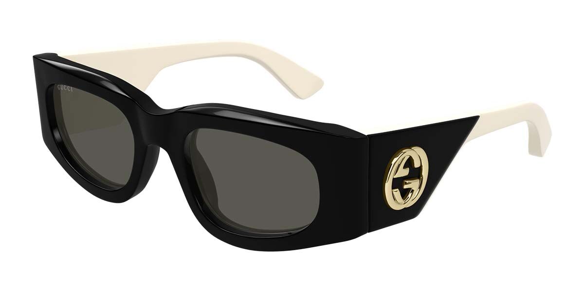 Gucci GG1664S 001, Black frame, Grey lenses