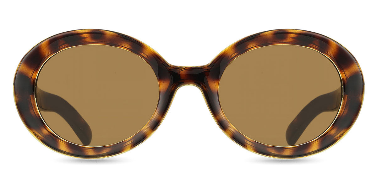 Gucci GG1722SA Asian Fit 002, Tortoiseshell frame, Brown lenses