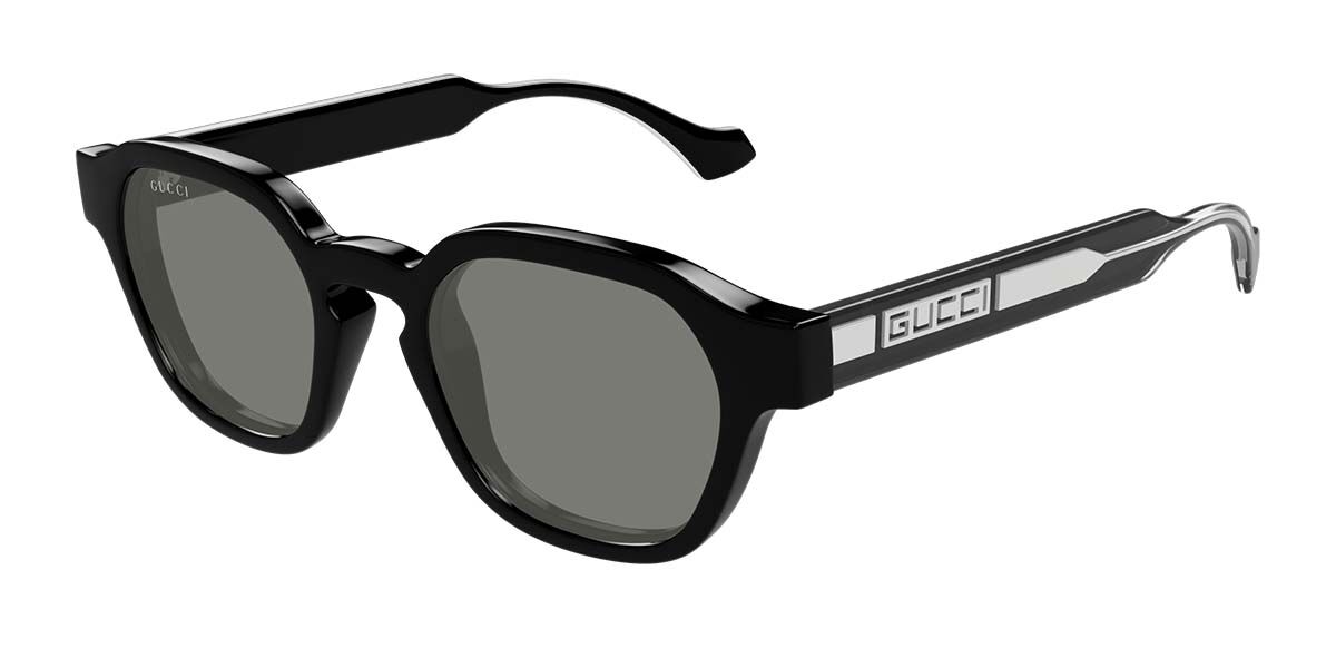 Gucci GG1730S 001, Black frame, Grey lenses