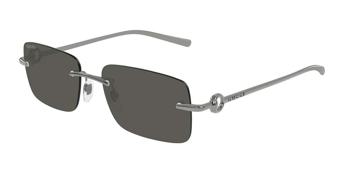 Gucci GG1703S 001, Gunmetal frame, Grey lenses