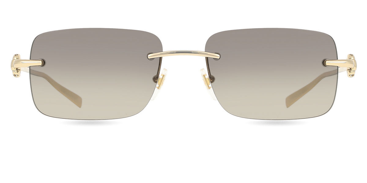 Gucci GG1703S 005, Gold frame, Grey lenses