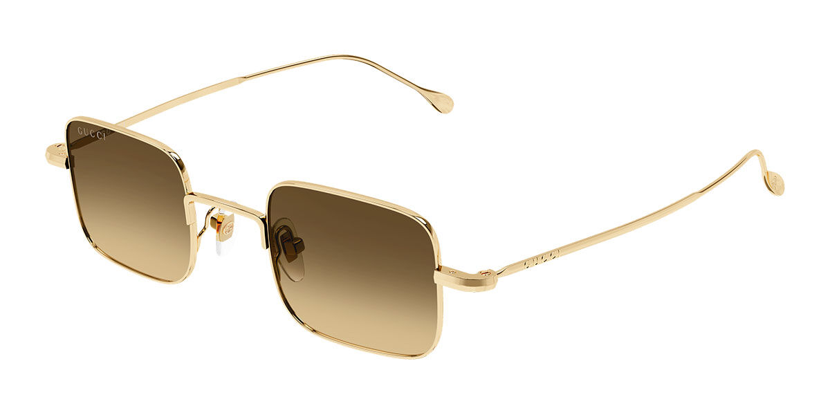 Gucci GG1813S 009, Gold frame, Gradient Brown lenses