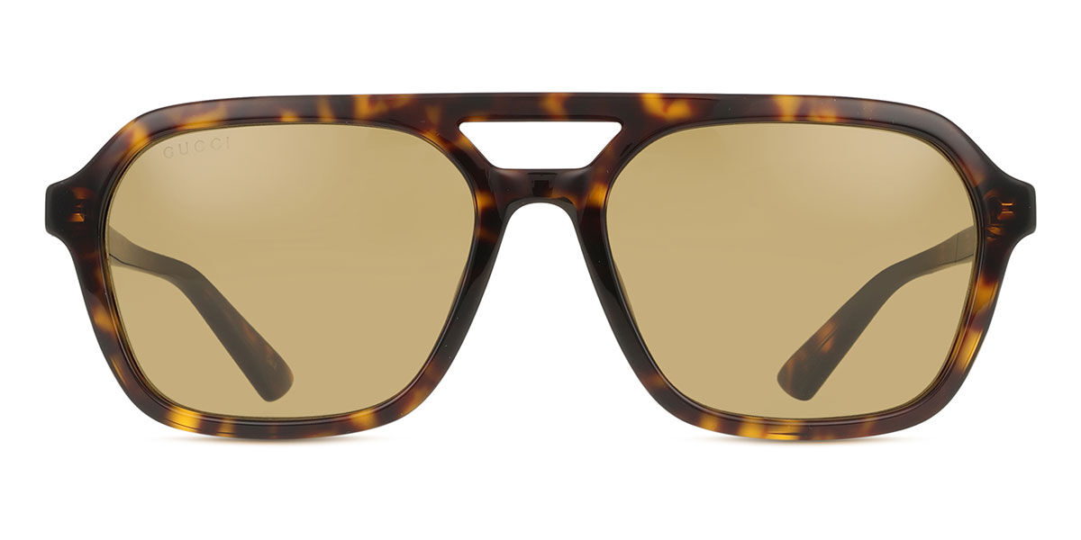 Gucci GG1823SA Asian Fit 002, Tortoiseshell frame, Brown lenses