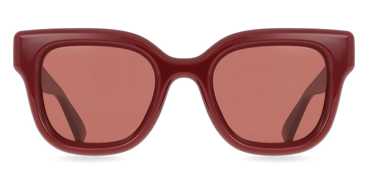 Gucci GG1828S 003, Burgundy frame, Red lenses