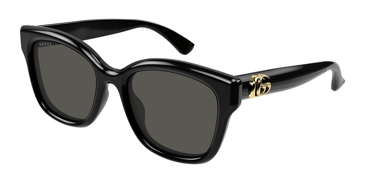 Gucci GG1830SK Asian Fit 001, Black frame, Grey lenses
