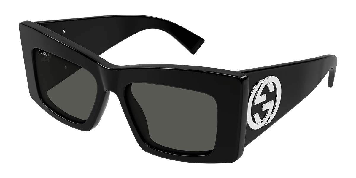 Gucci GG1842S 001, Black frame, Grey lenses