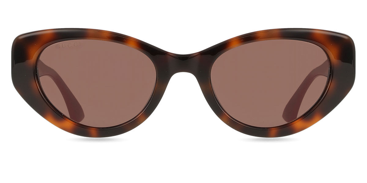 Gucci GG1862S 002, Tortoiseshell frame, Brown lenses