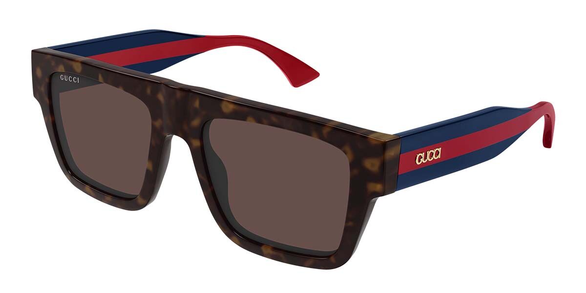 Gucci GG1868S 002, Tortoiseshell frame, Brown lenses