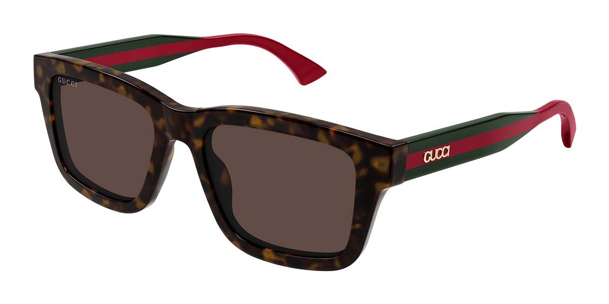 Gucci GG1869S 002, Tortoiseshell frame, Brown lenses