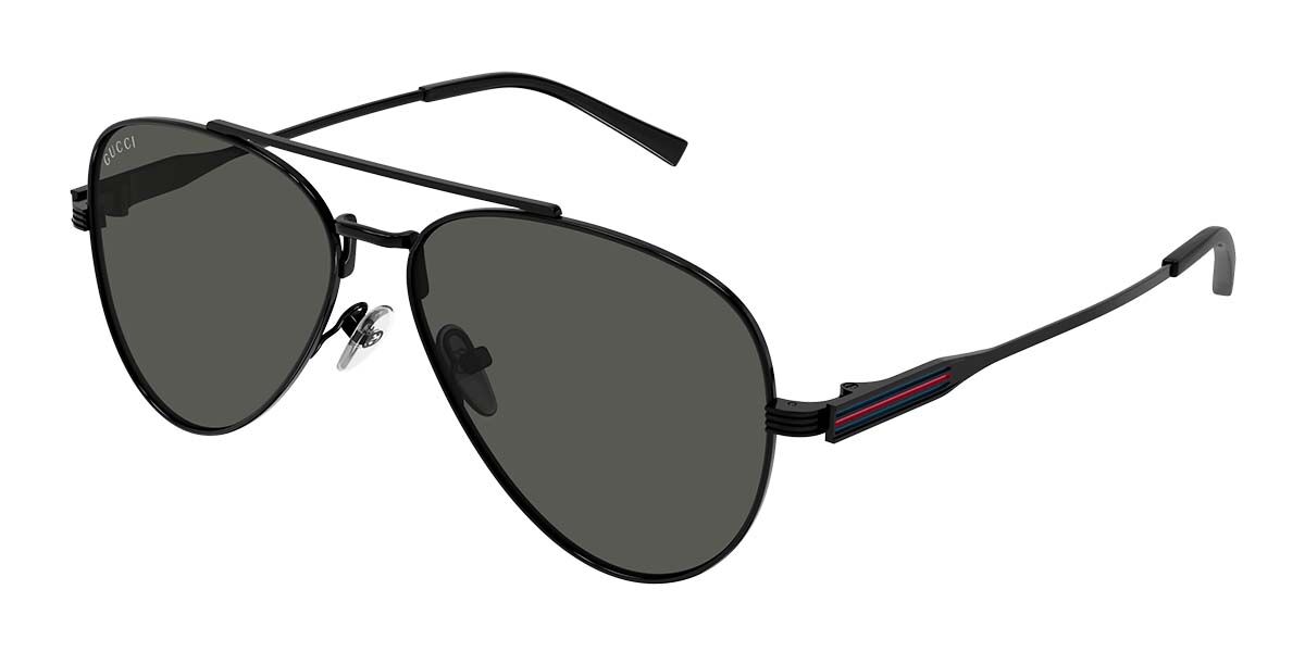 Gucci GG1874S 001, Black frame, Grey lenses