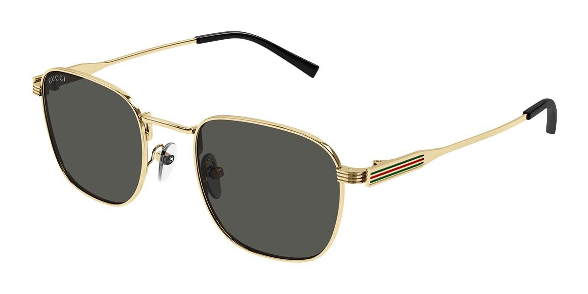 Gucci GG1876S 001, Gold frame, Grey lenses