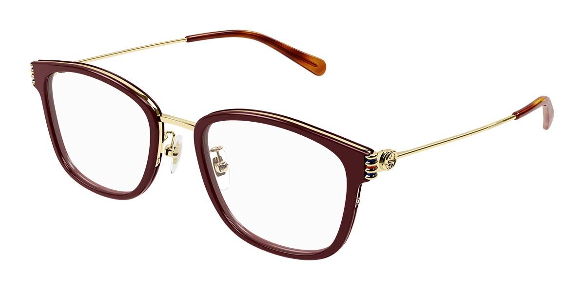 Gucci GG1886OA Asian Fit 003, Burgundy frame