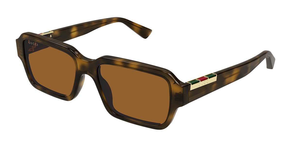 Gucci GG1887S 004, Tortoiseshell frame, Brown lenses