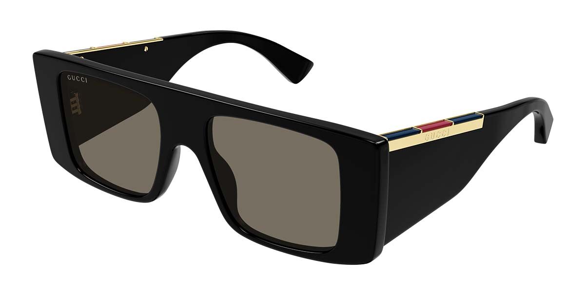 Gucci GG1888S 001, Black frame, Brown lenses