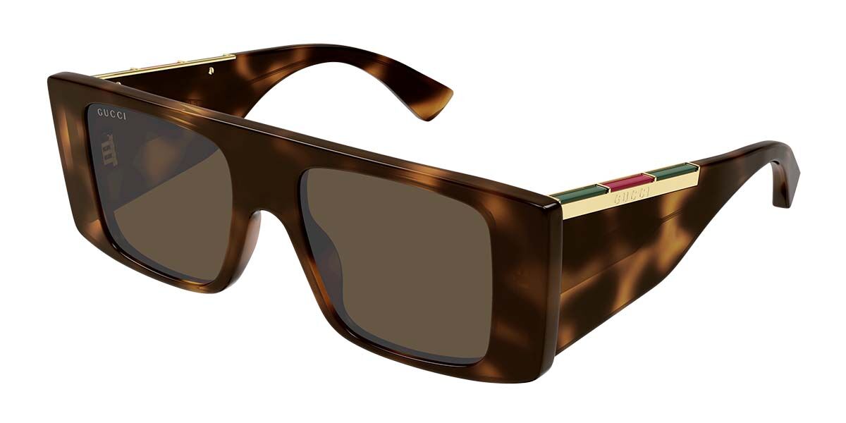 Gucci GG1888S 002, Tortoiseshell frame, Brown lenses