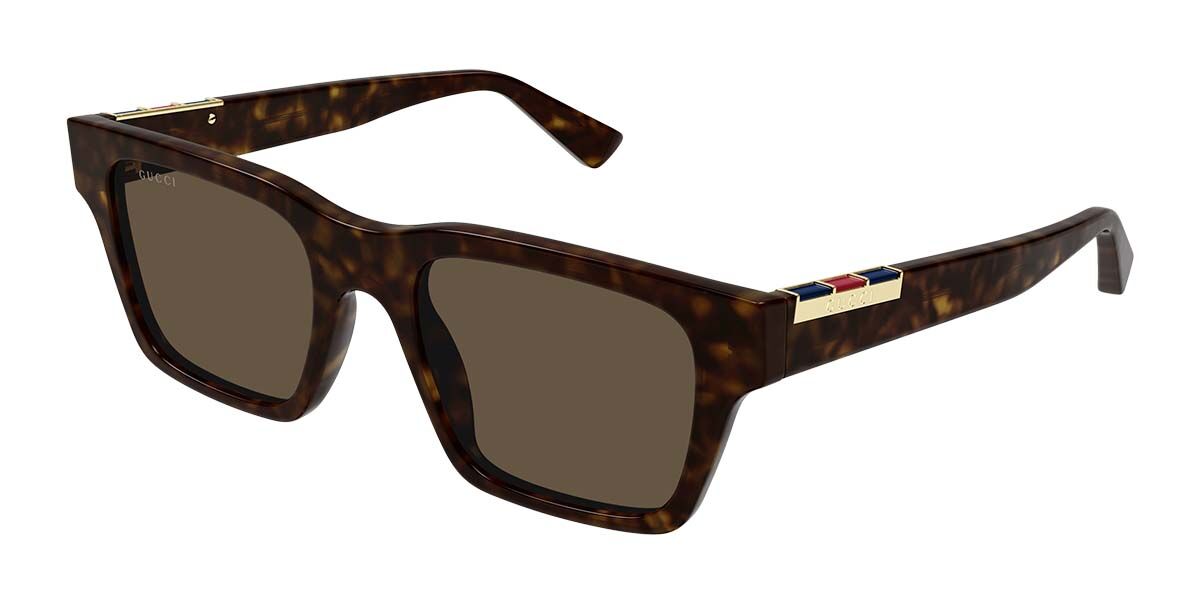 Gucci GG1889S 002, Tortoiseshell frame, Brown lenses