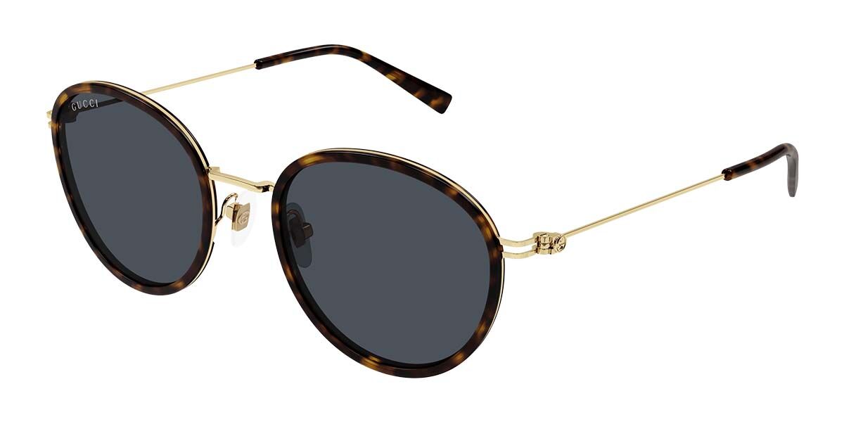 Gucci GG1849S 002, Tortoiseshell frame, Blue lenses