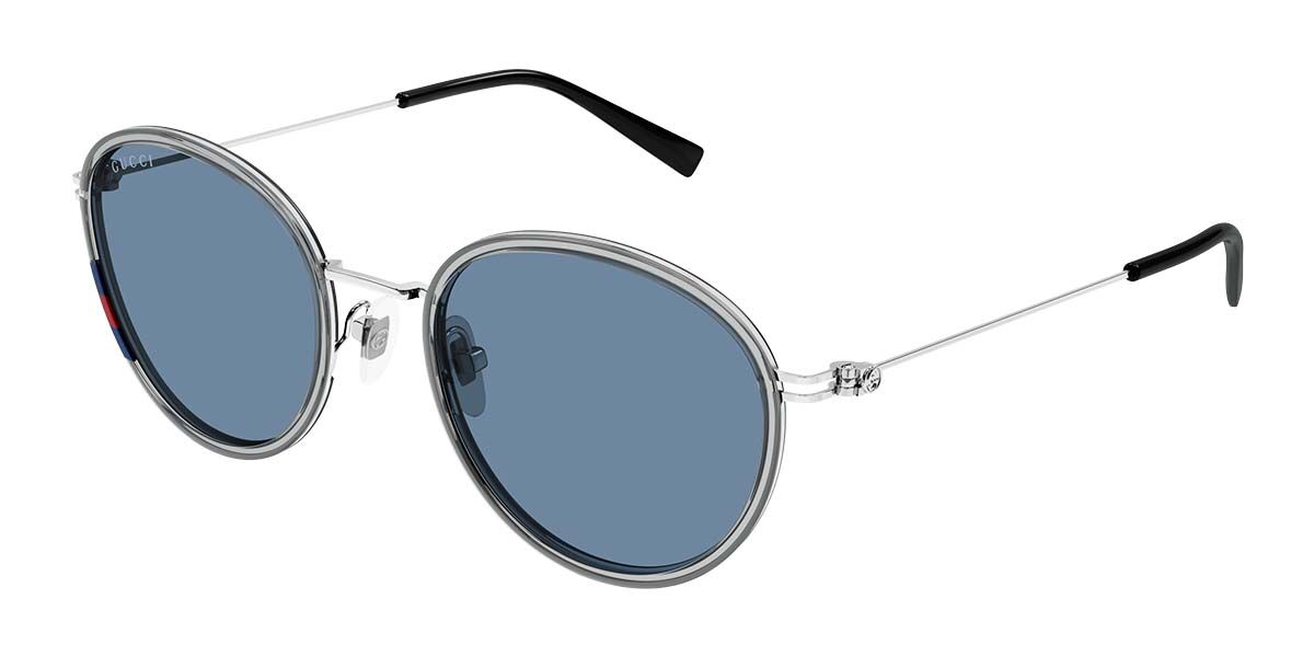 Gucci GG1849S 003, Grey frame, Blue lenses