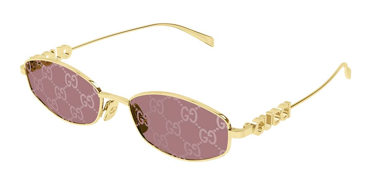 Gucci GG1802S 002, Gold frame, Red lenses