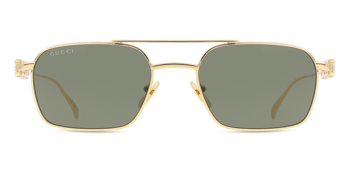 Gucci GG1804S 001, Gold frame, Grey lenses