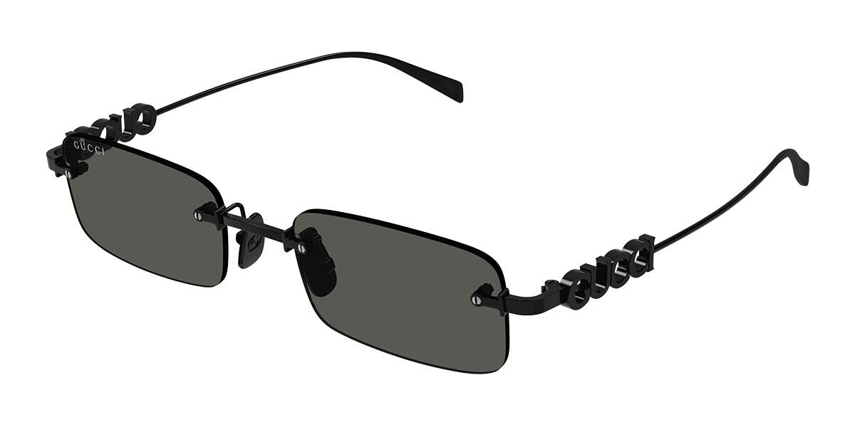Gucci GG1808S 001, Black frame, Grey lenses