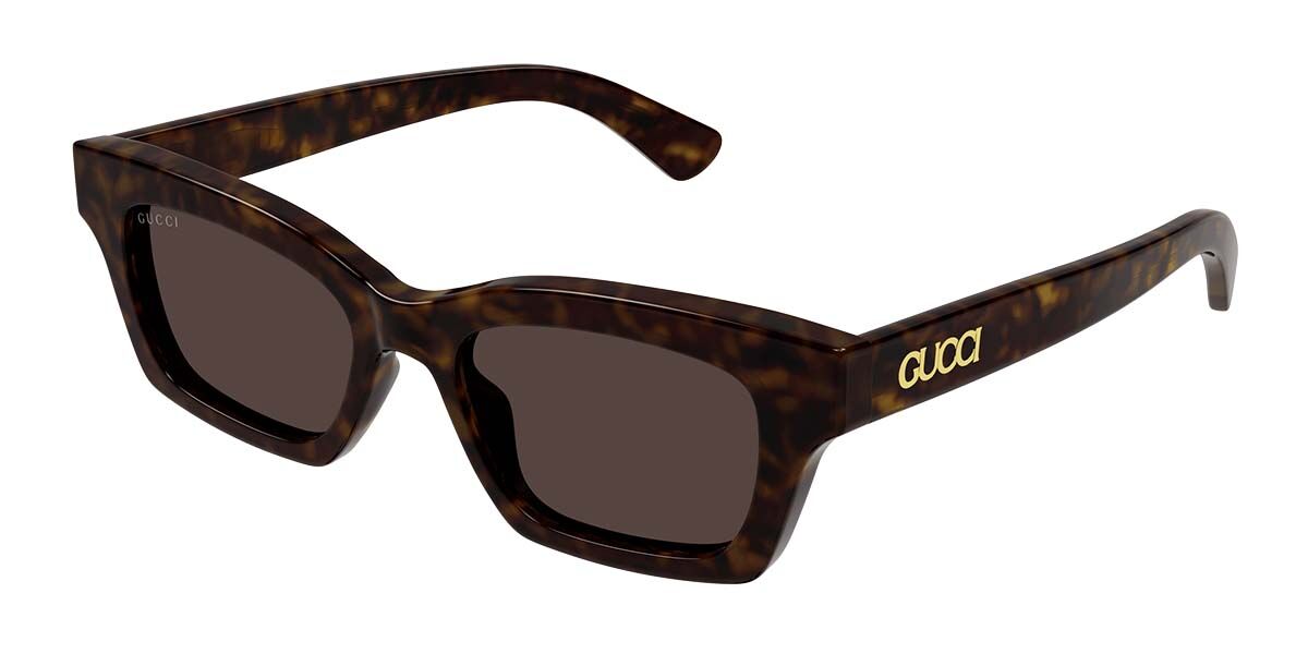 Gucci GG1790S 002, Tortoiseshell frame, Brown lenses