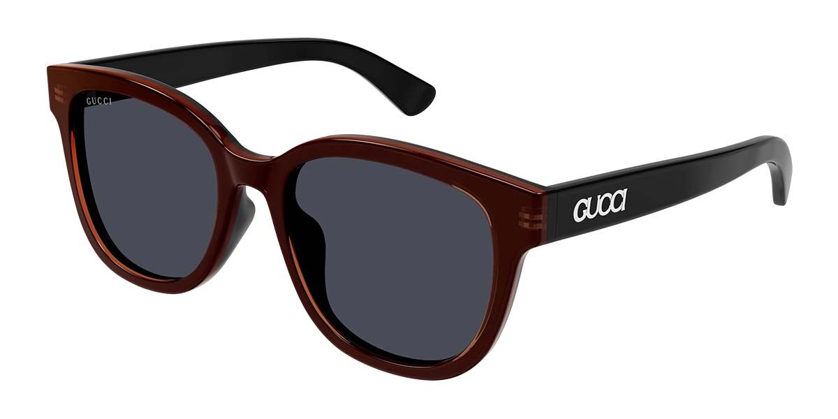 Gucci GG1797SK Asian Fit 003, Red frame, Blue lenses