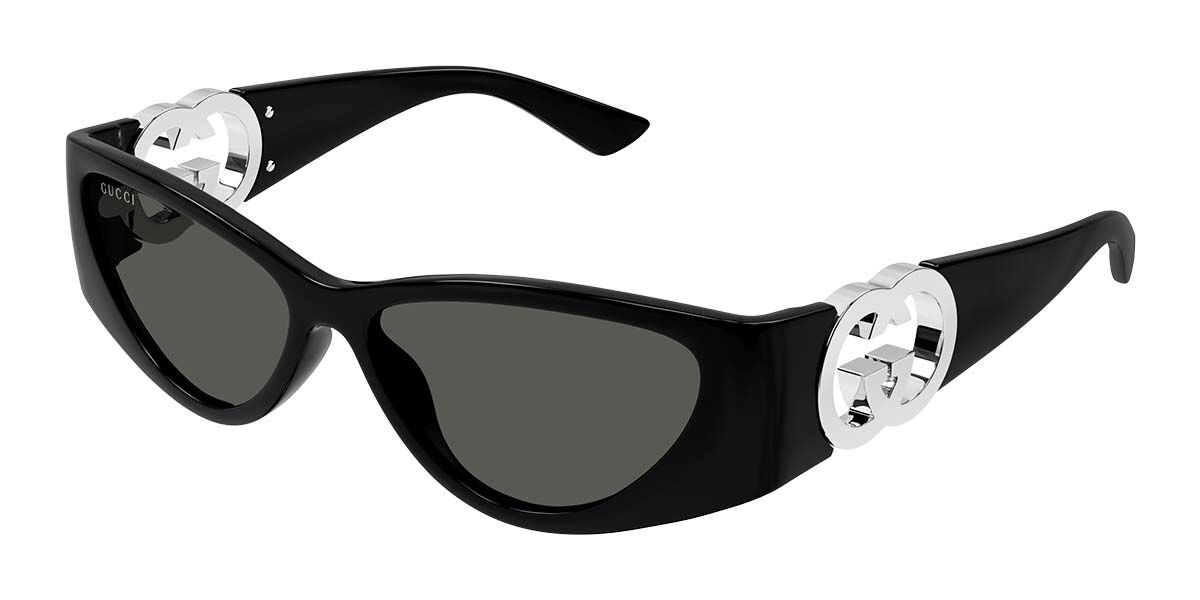 Gucci GG1824S 001, Black frame, Grey lenses