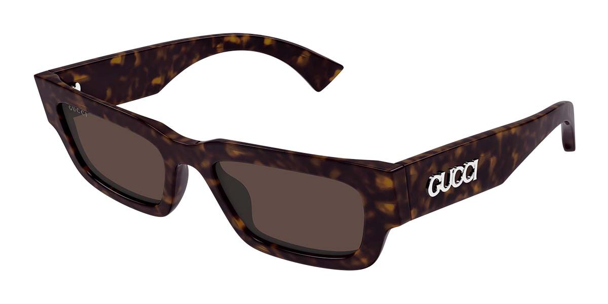 Gucci GG1838S 002, Tortoiseshell frame, Brown lenses