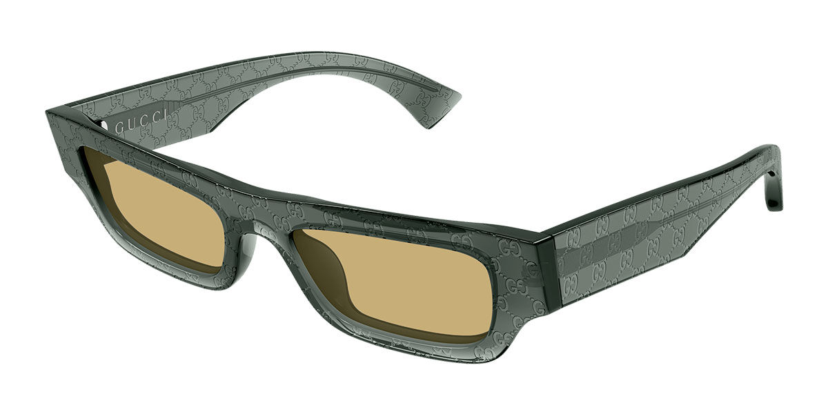 Gucci GG1839S 009, Grey frame, Brown lenses