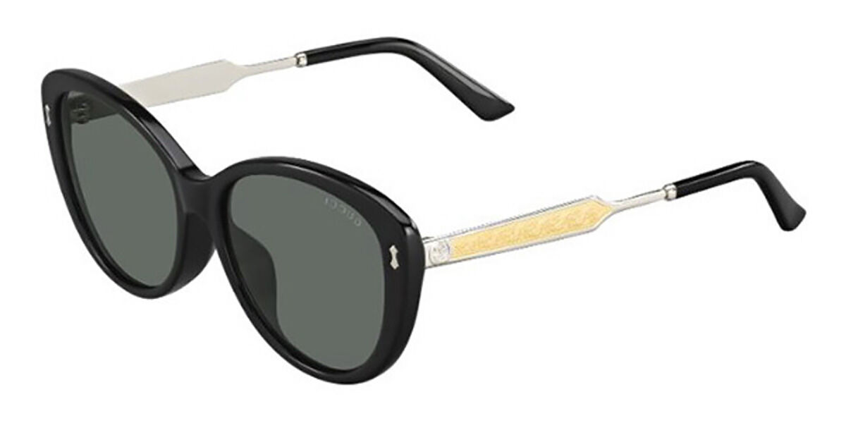 Gucci GG3839/F/S Asian Fit CSA/R6, Black frame, Grey lenses