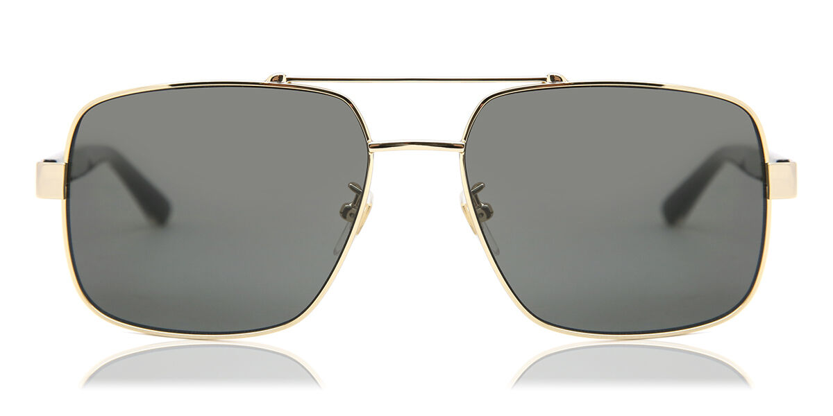 Gucci GG0529S 001, Gold frame, Grey lenses