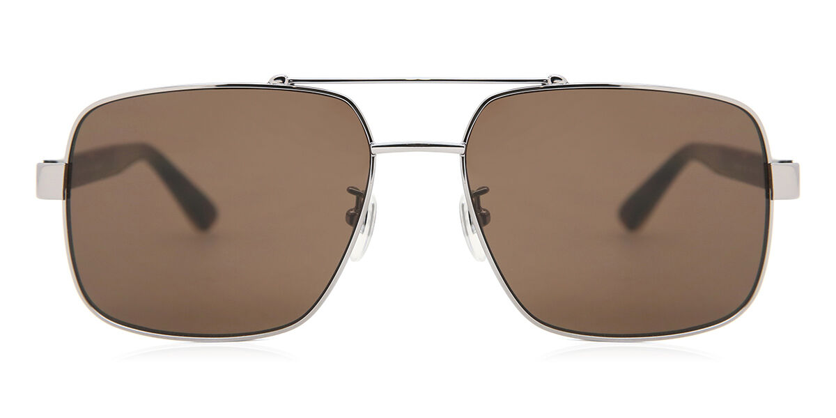 Gucci GG0529S 002, Grey frame, Brown lenses