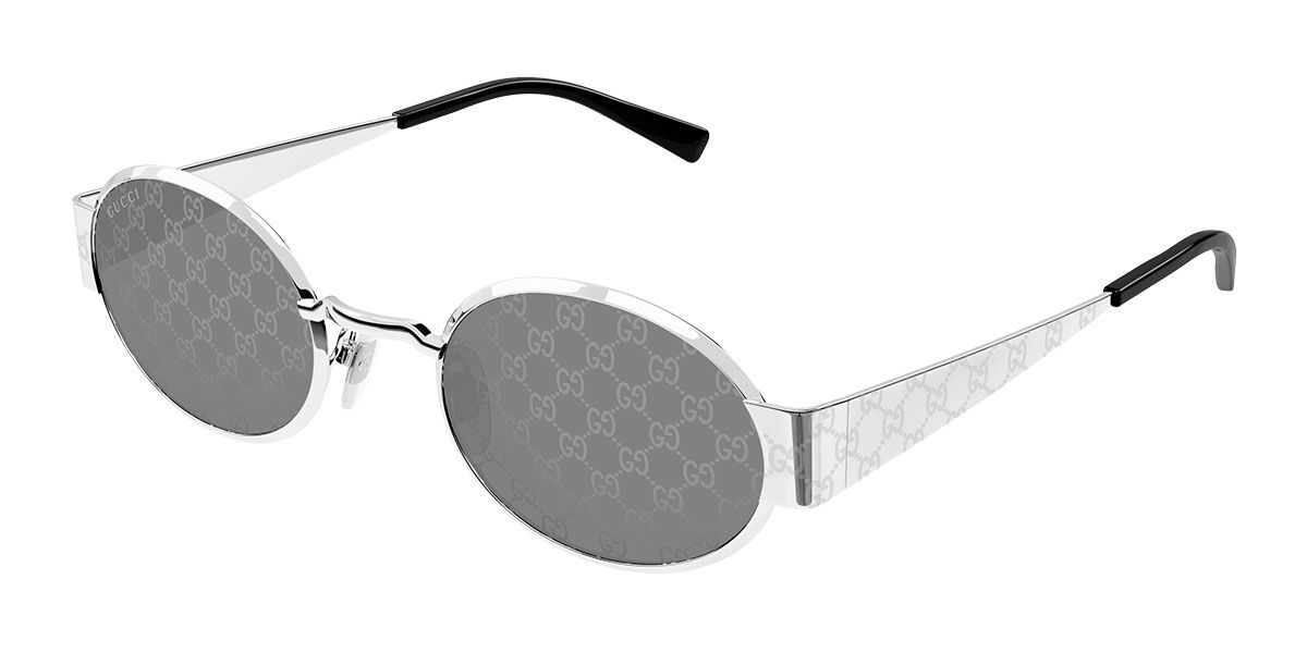 Gucci GG1854S 002, Silver frame, Smoke Grey lenses