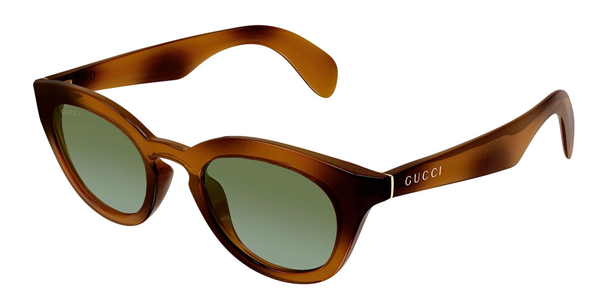 Gucci GG1934S 002, Tortoiseshell frame, Gradient Green lenses