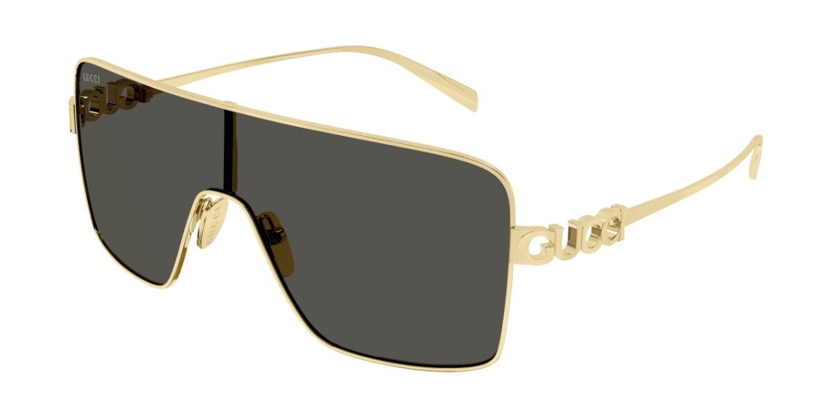 Gucci GG1936S 001, Gold frame, Grey lenses