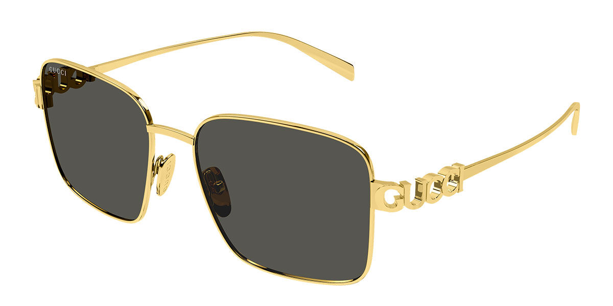 Gucci GG1937S 001, Gold frame, Grey lenses